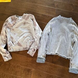 Set of Lululemon Long Sleeve sweatshirts sweaters size 4